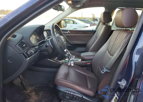 2015 BMW X3 xDrive28I из США, поврежденный, VIN 5UXWX9C5XF0D50053